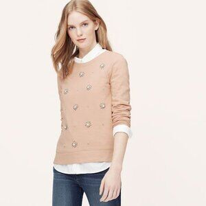 Loft Beaded Sweatshirt